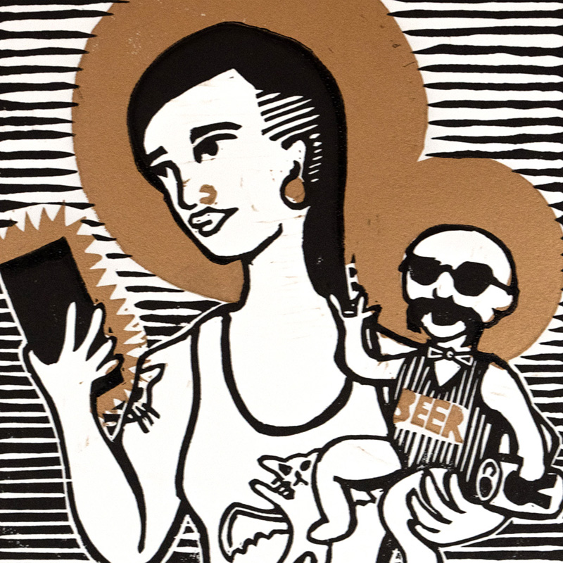 Hipster and Child